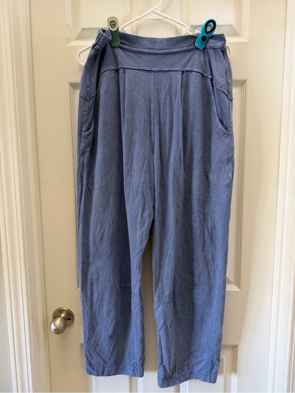 Intimately by Free People washed blue lounge pants - small